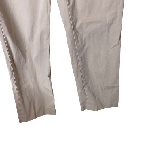 Jones New York Women's kaki Chino Pants Flat Front Straight Leg Size 12 - Picture 2 of 9